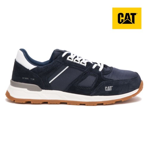 Caterpillar Woodward Steel Toe Werkschoenen Heren Donkerblauw (ULQE.NL)